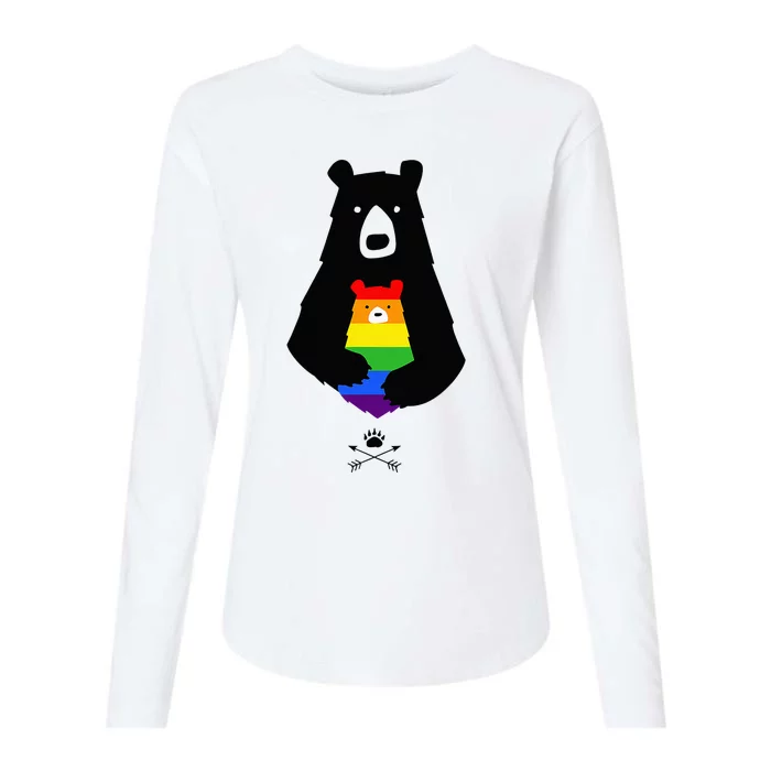 LGBT Mom Mama Bear LGB Mothers Womens Cotton Relaxed Long Sleeve T-Shirt