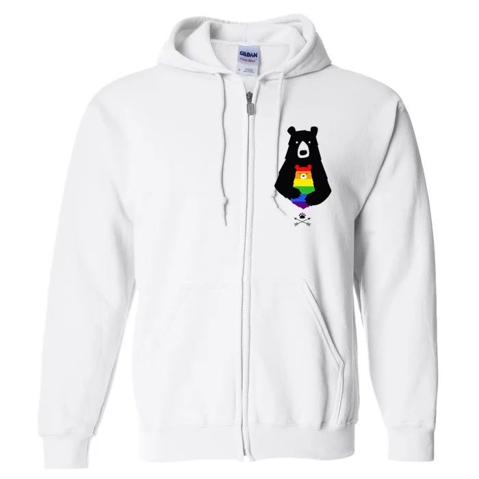 LGBT Mom Mama Bear LGB Mothers Full Zip Hoodie