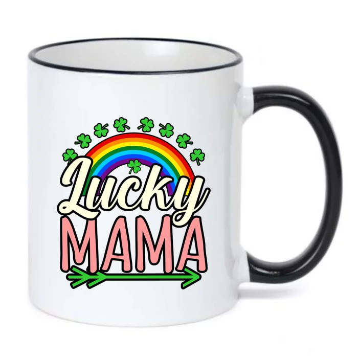 Lucky Mama Mommy Love Mom Mother’s Day Graphic Cool Gift Black Color Changing Mug