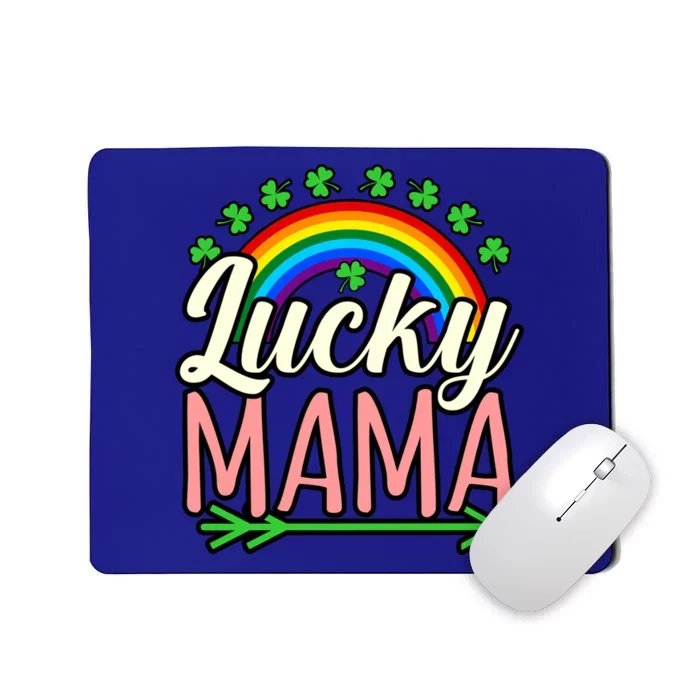 Lucky Mama Mommy Love Mom Mother’s Day Graphic Cool Gift Mousepad