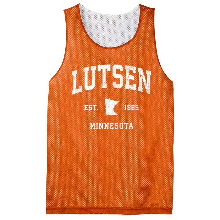 Lutsen Minnesota Mn Vintage Athletic Mesh Reversible Basketball Jersey Tank