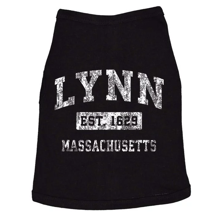 Lynn Massachusetts Ma Vintage Established Sports Doggie Tank