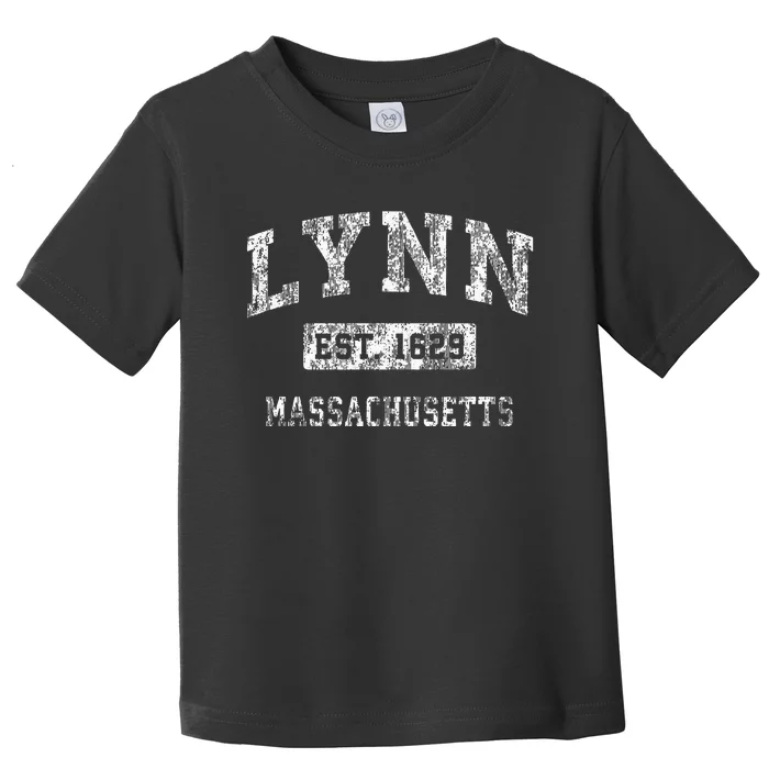 Lynn Massachusetts Ma Vintage Established Sports Toddler T-Shirt