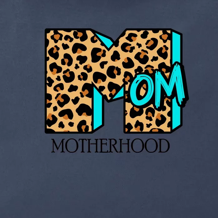 Leopard Mom Motherhood Zip Tote Bag