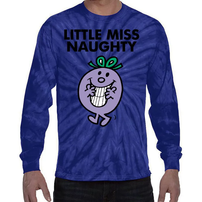 Little Miss Naughty Tie-Dye Long Sleeve Shirt