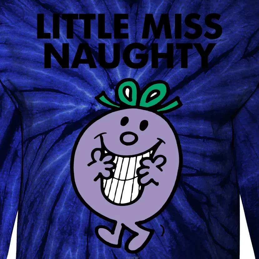 Little Miss Naughty Tie-Dye Long Sleeve Shirt