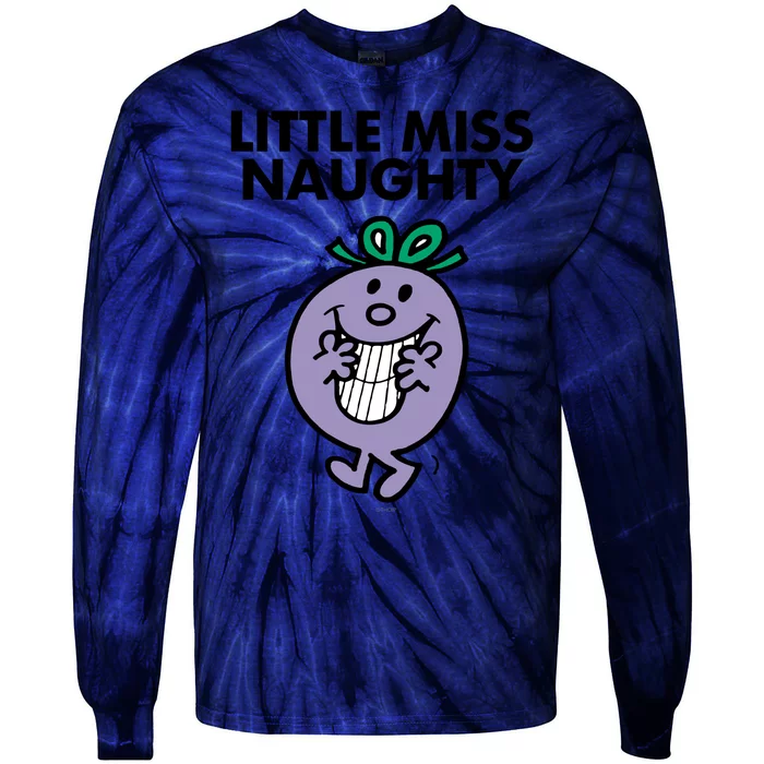 Little Miss Naughty Tie-Dye Long Sleeve Shirt