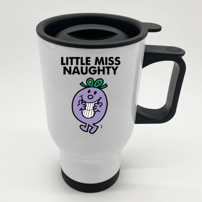 Little Miss Naughty Front & Back Stainless Steel Travel Mug