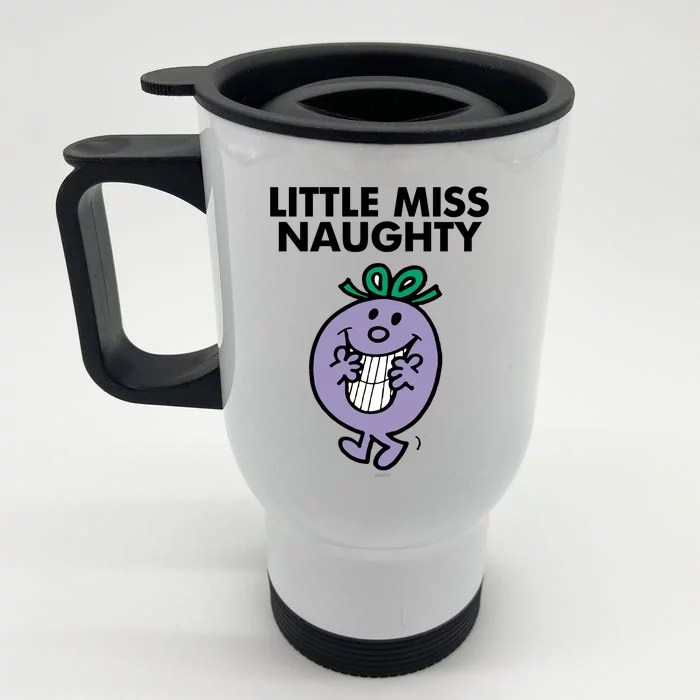 Little Miss Naughty Front & Back Stainless Steel Travel Mug