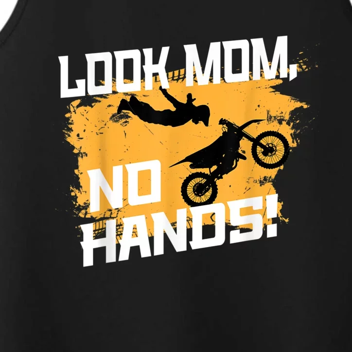 Look Mom, No Hands, Dirt Biking, Dirt Bike Performance Tank