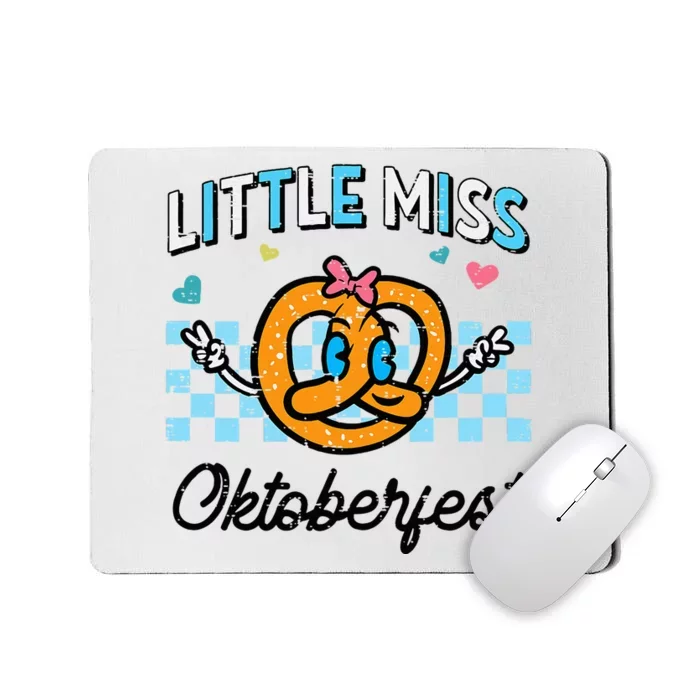 Little Miss Oktoberfest Pretzel German Mousepad