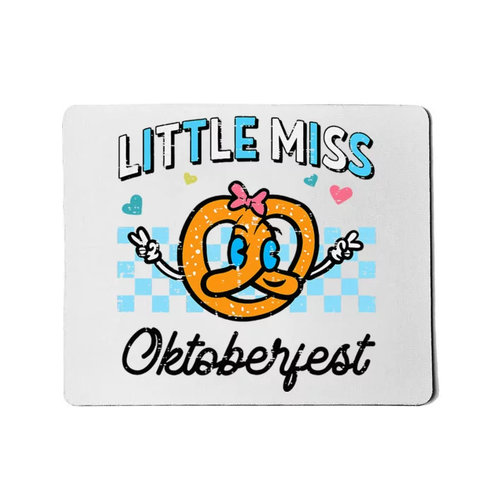 Little Miss Oktoberfest Pretzel German Mousepad