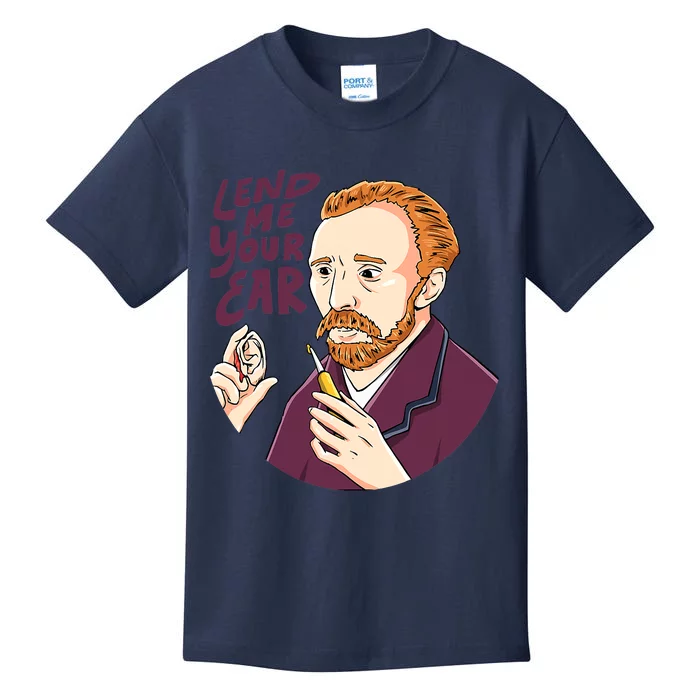 Lend me our ear Design for an Van Gogh Art Lover Kids T-Shirt