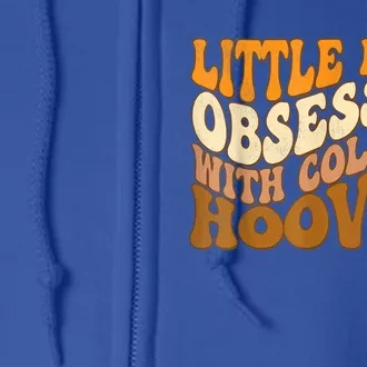 Little Miss ObsessedWith Colleen Hoover, Bookish Book Lover Full Zip Hoodie