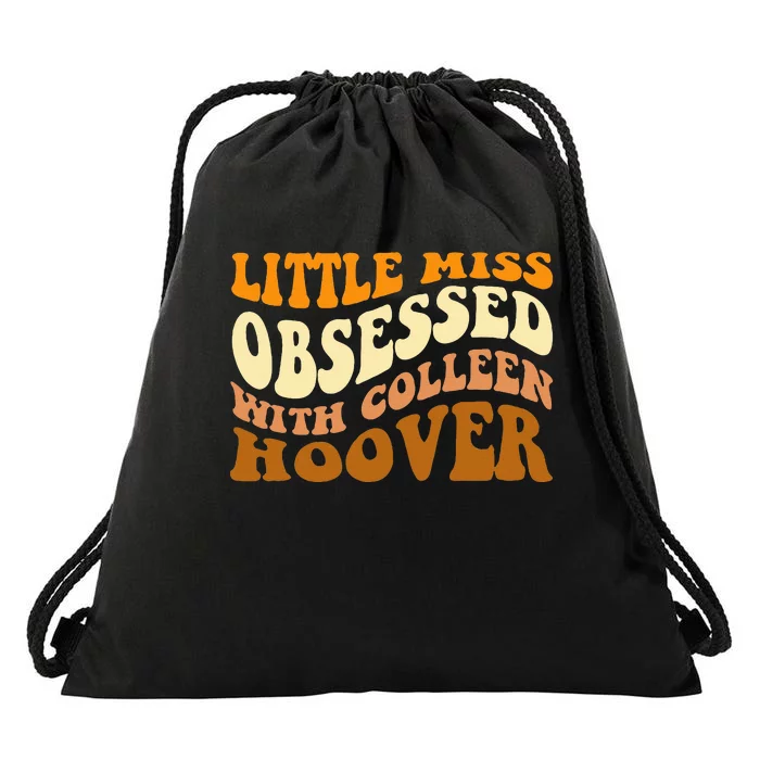 Little Miss Obsessed With Colleen Hoover Bookish Drawstring Bag