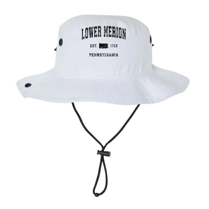 Lower Merion Pennsylvania Pa Vintage Established Athletic Sports Design Legacy Cool Fit Booney Bucket Hat