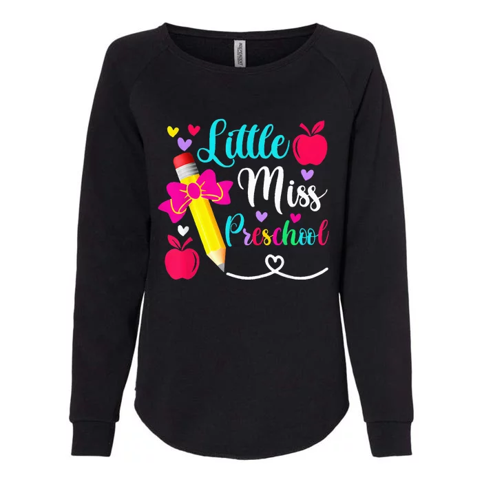 Little Miss Preschool Back To School Preschool Womens California Wash Sweatshirt