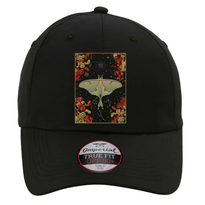 Luna Moth Print Dark Academia Aesthetic Witchy Celestial The Original Performance Cap