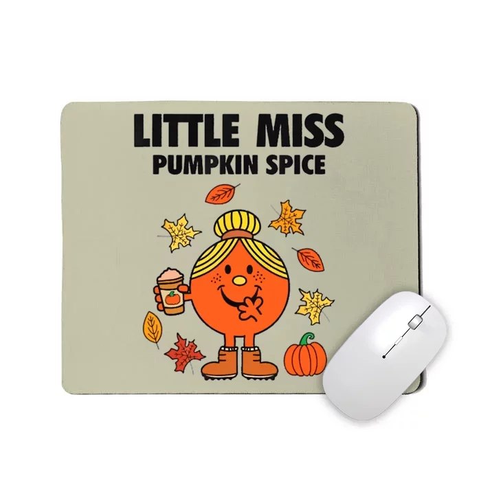 Little Miss Pumpkin Spice Mousepad