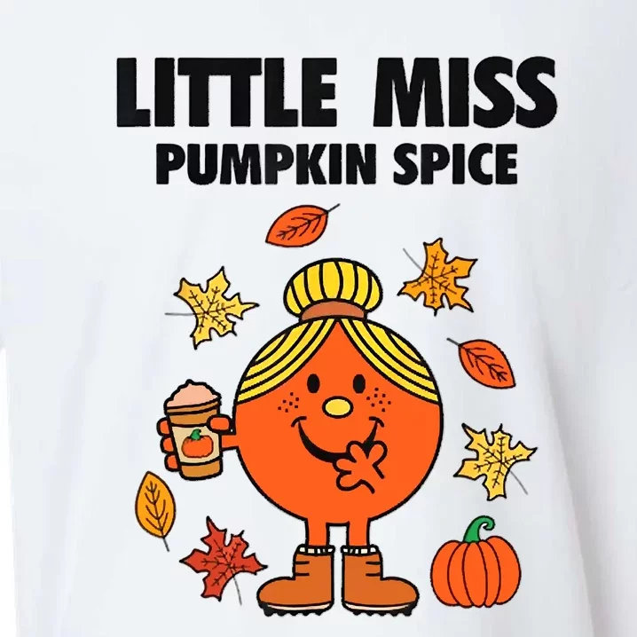 Little Miss Pumpkin Spice Sueded Cloud Jersey T-Shirt