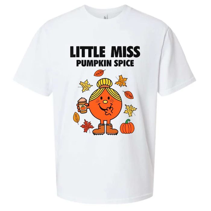 Little Miss Pumpkin Spice Sueded Cloud Jersey T-Shirt