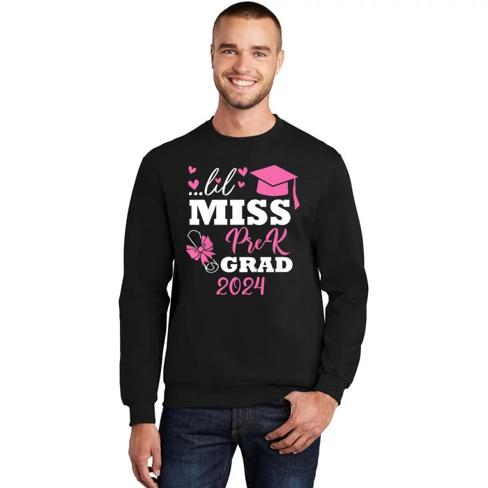 Little Miss Prek Grad 2024 Preschool Prek Graduation Sweatshirt