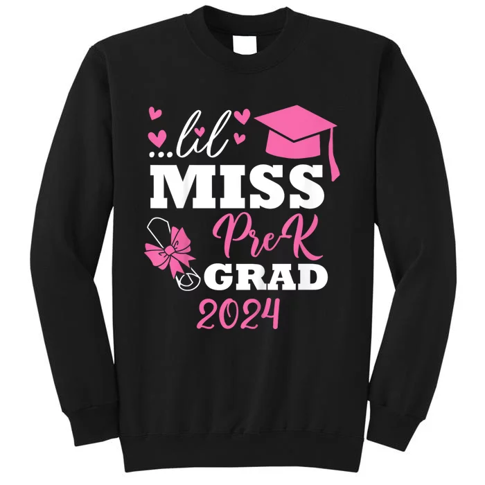 Little Miss Prek Grad 2024 Preschool Prek Graduation Sweatshirt