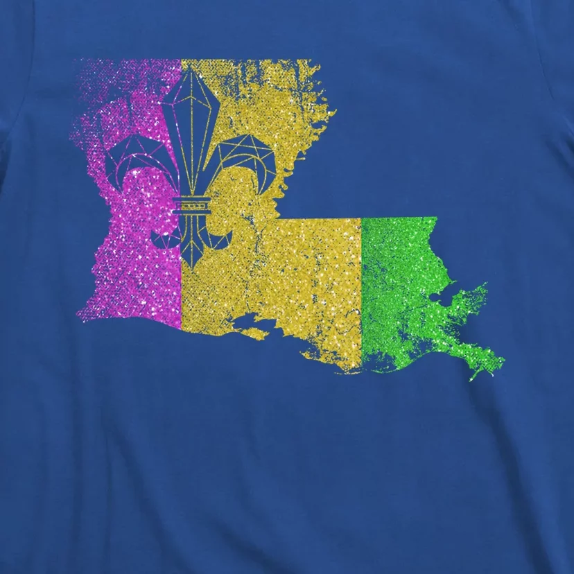 Louisiana Masquerade Parade Party New Orleans Mardi Gras Gift T-Shirt