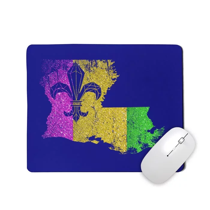 Louisiana Masquerade Parade Party New Orleans Mardi Gras Gift Mousepad