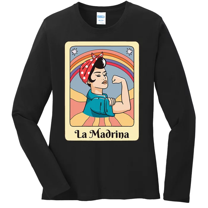 La Madrina Proposal Tarot Art Ladies Long Sleeve Shirt