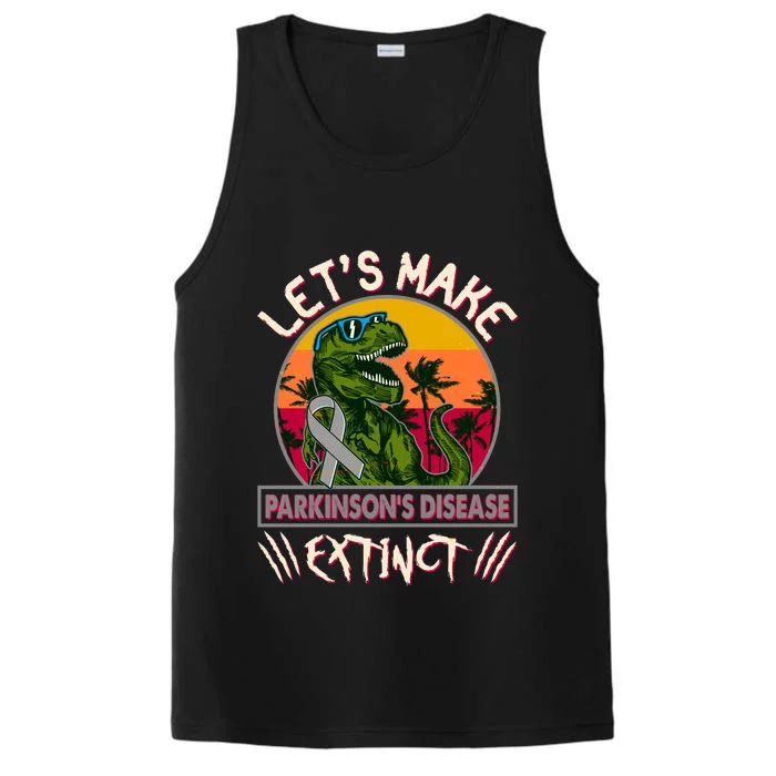 Let's Make Parkinson's Disease Extinct TRex Dinosaur Performance Tank