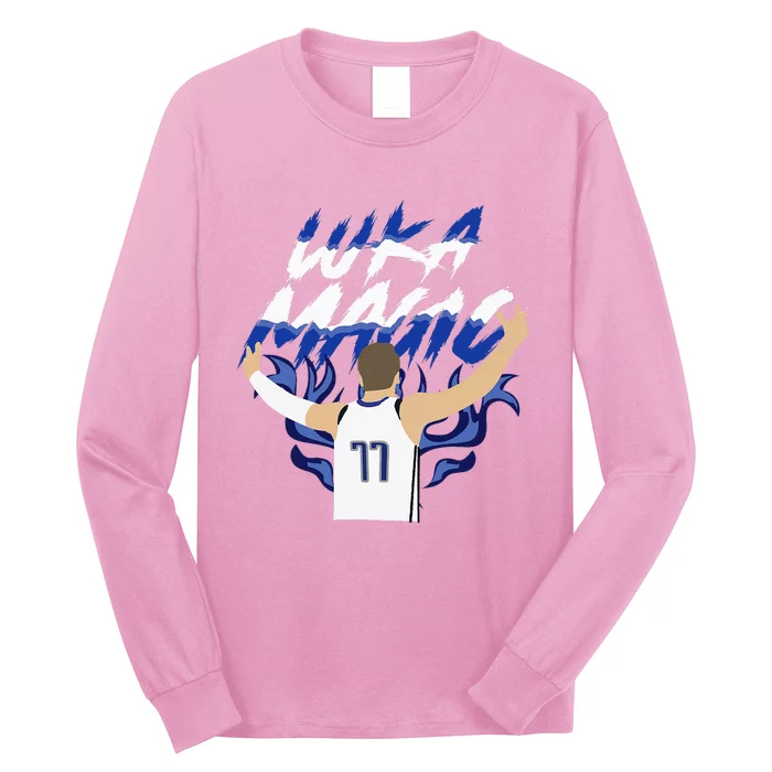 Luka Magic Personalized Name I Love Luka Magic Long Sleeve Shirt