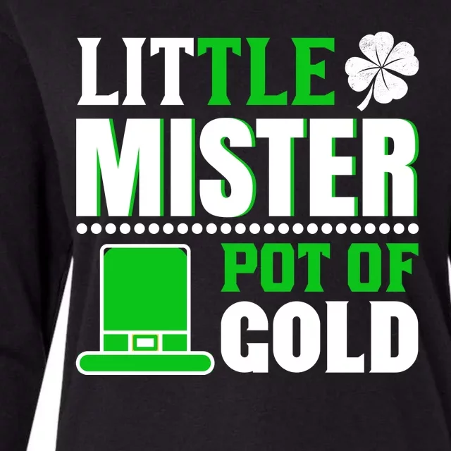 Little Mister Pot Of Gold Womens Cotton Relaxed Long Sleeve T-Shirt