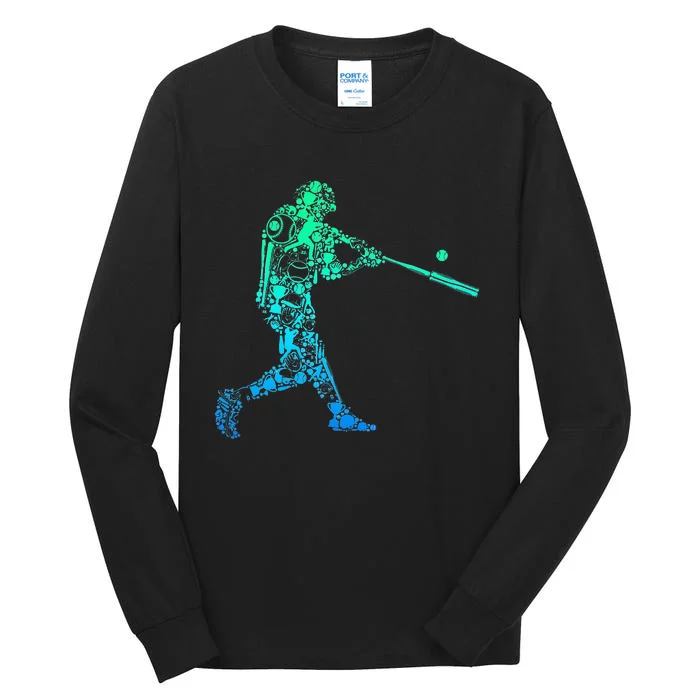 Love My Pitcher Cute Baseball Player Mom Tall Long Sleeve T-Shirt