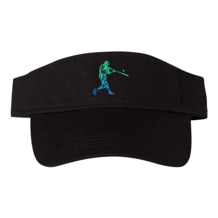 Love My Pitcher Cute Baseball Player Mom Valucap Bio-Washed Visor