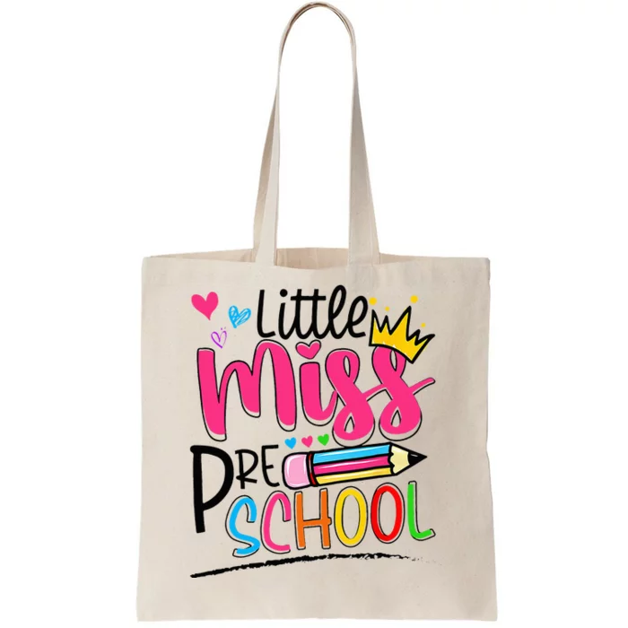 Little Miss Preschool Back To School Preschool Tote Bag