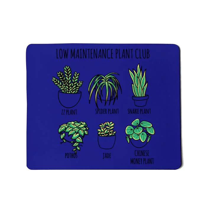 Low Maintenance Plants Club Natural Houseplant Airpurifying Gift Mousepad