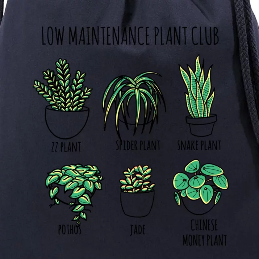 Low Maintenance Plants Club Natural Houseplant Airpurifying Gift Drawstring Bag