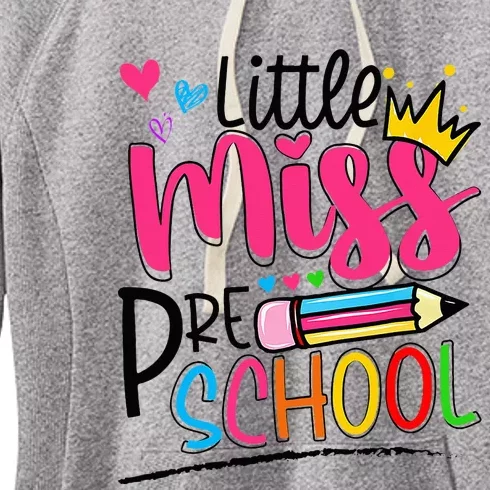 Little Miss Preschool Back To School Preschool Women's Fleece Hoodie