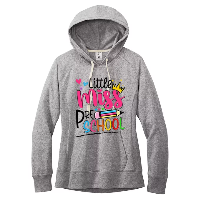 Little Miss Preschool Back To School Preschool Women's Fleece Hoodie