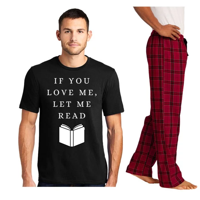 Let Me Read Funny Cute Reader Reading S Funny Gift Pajama Set