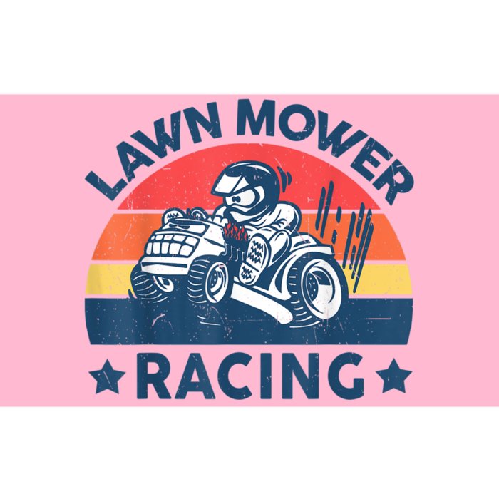 Lawn Mower Racing Lawn Mowing Funny Landscaping Bumper Sticker