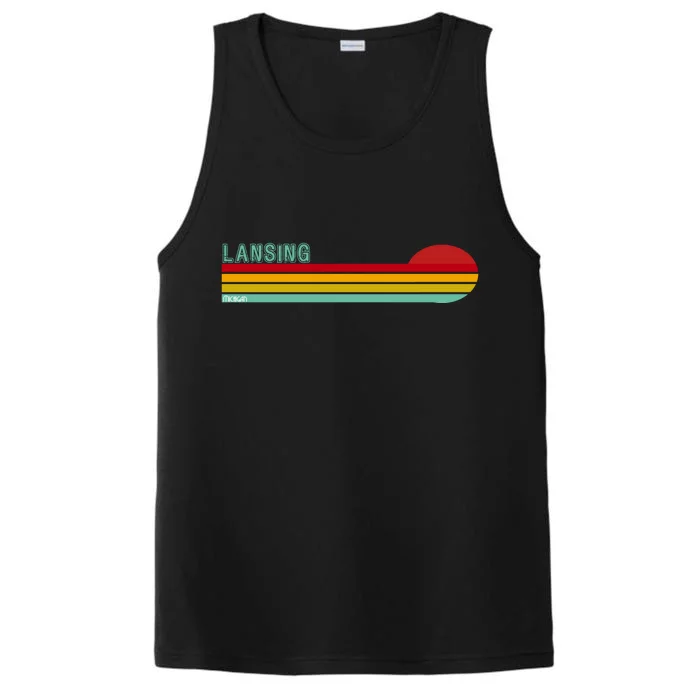 Lansing Michigan Retro Performance Tank