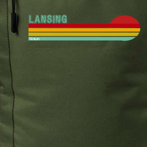 Lansing Michigan Retro Daily Commute Backpack