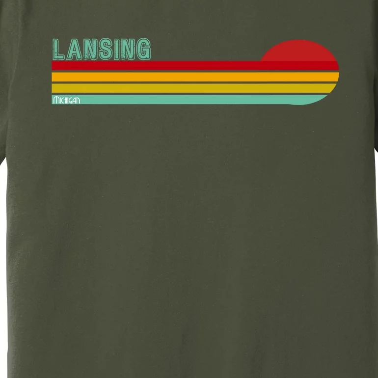 Lansing Michigan Retro Premium T-Shirt