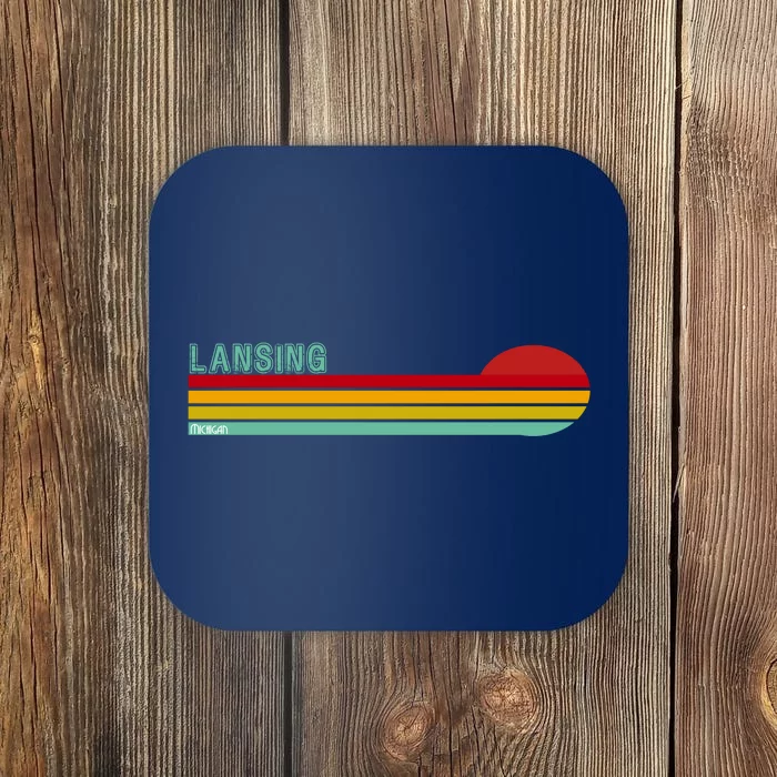 Lansing Michigan Retro Coaster