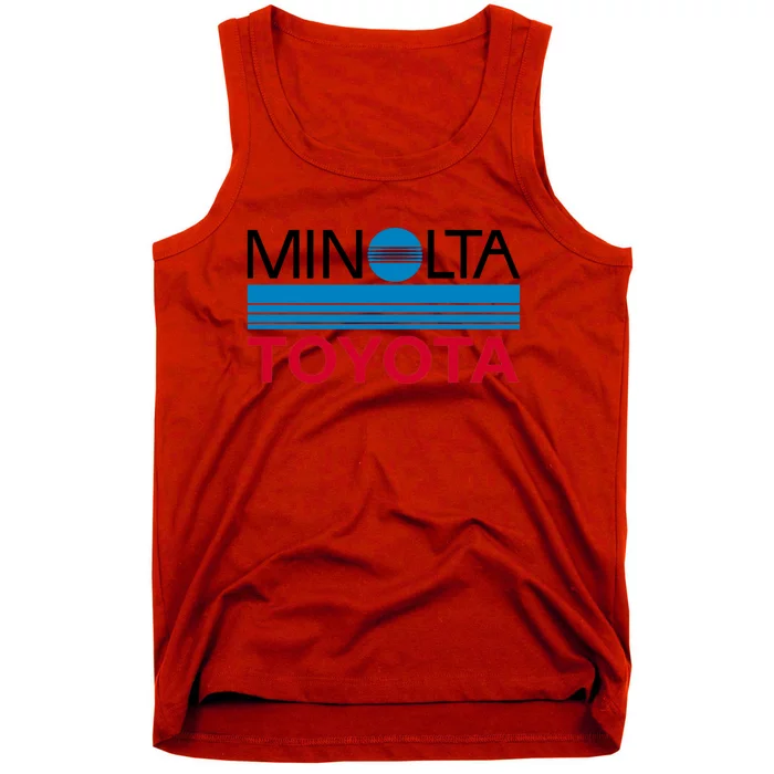 Le Mans Retro Minolta Baseball ¾ Sleeve Tank Top