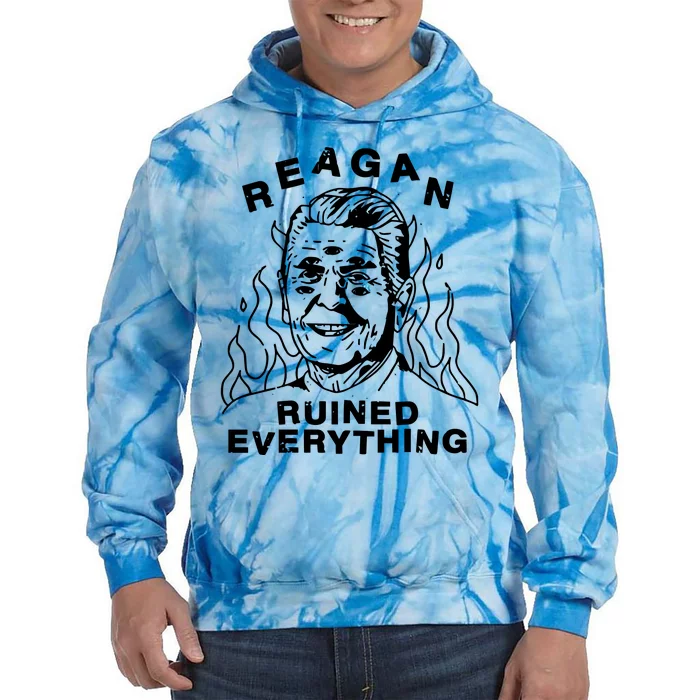 Leeja Miller Reagan Ruined Everything Tie Dye Hoodie