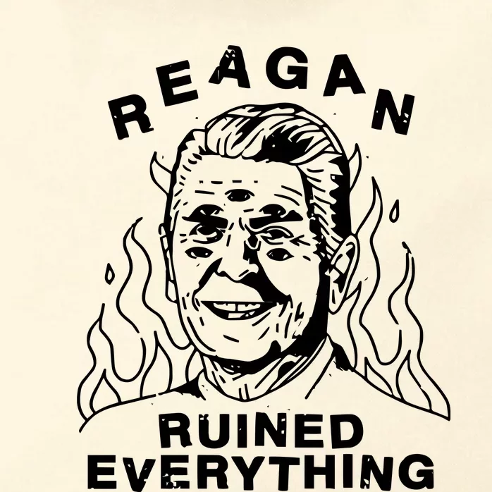 Leeja Miller Reagan Ruined Everything Zip Tote Bag