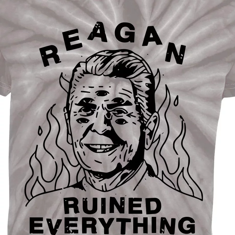 Leeja Miller Reagan Ruined Everything Kids Tie-Dye T-Shirt